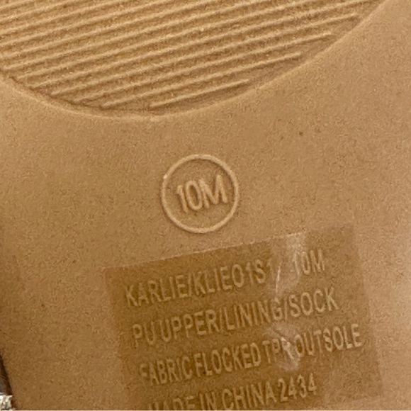 Steve Madden Ariele Studded Slide Women’s Sandal Gold, Brand New - Picture 10 of 11